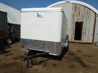 New 2012 Lark 7x14 7k Enclosed Cargo Trailer  Barn Doors  