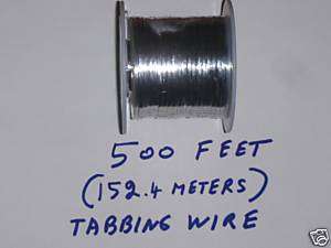 bulk roll 500 ft tabbing wire for solar cells panels  