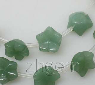 natural donglin jade carven flower Loose gem 7*14 mm  
