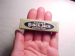 RARE Old 5 Stk. Pack Of NOS ADAMS BLACK JACK Chewing Gum  
