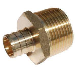   In. Lead Free Brass MNPT Male Adapter (UC142LFA) from The Home Depot