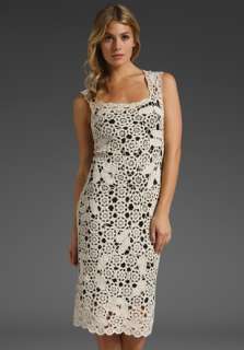 Marc By Marc Jacobs Nicola Sweater Crochet Dress in Tinted Pearl at 