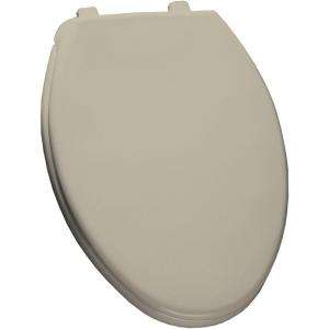CHURCH Elongated Closed Front Toilet Seat in Bone 380TCA 006 at The 