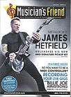 musician friend guitar catalog james hetfield metallica very rare good
