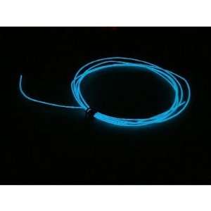 2M Neon Kabel EL Wire 3V   Blau   Tragbar  Beleuchtung