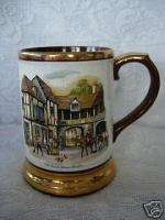 Vintage ARTHUR WOOD Scenic Tankard / Beer Mug   Made in England  
