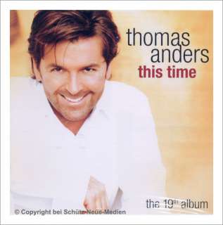 This Time   Thomas Anders The 19th Album NEU + OVP  