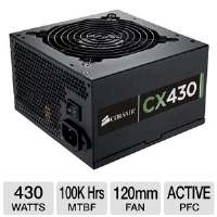 The Corsair CMPSU 430CXV2 Builder Series™ CX430 Power Supply is 