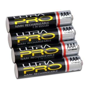 Ultra AAA 850 mAh Rechargeable Battery 4 Pack 