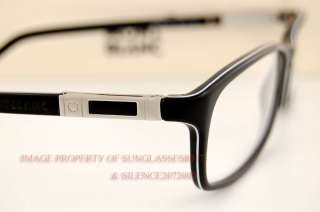   MONT BLANC Eyeglasses Frames 297 001 BLACK for Men 664689470457  