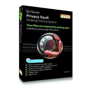 SurfSecret Privacy Vault   Desktop File Encryption 