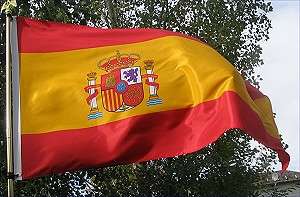 SPAIN with Crest SPANISH Flag 3x5 3 x 5 foot BRAND NEW  