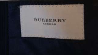 BURBERRY LONDON NAVY PINSTRIPED SUIT SIZE 48R  
