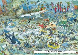   Jumbo jigsaw puzzle 2000 pcs: Jan Van Haasteren   Deep Sea Fun 17080