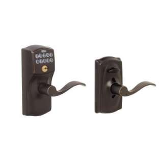   Accent Aged Bronze Keypad Lever FE595 V CAM 716 ACC 