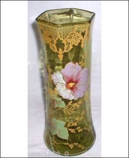 28,5 cm Hohe Vase LEGRAS St.Denis Frankreich um 1900  