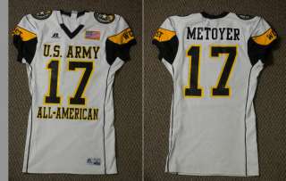 2011 US ARMY ALL AMERICAN GAME USED JERSEY   TREY METOYER  