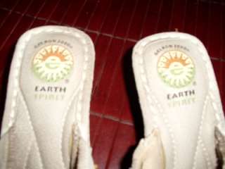 Womens Earth Spirit sandals, Gelron 2000, Magnolia, leather, Sz;7 