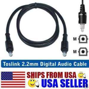 30ft 9m Toslink Digital/SPDIF Optical Audio Optic Cable  