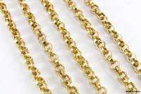 28.5 Cable Chain   18k Solid Yellow Gold Necklace Estate Quality 