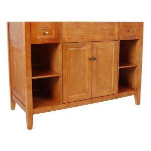 Foremost Exhibit 48 in. W x 21.63 in. D x 34 in. H Vanity Cabinet Only 