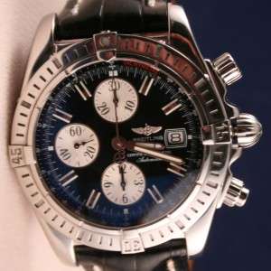 Breitling Chronomat Evolution Automatic Chronograph Watch black A13356 