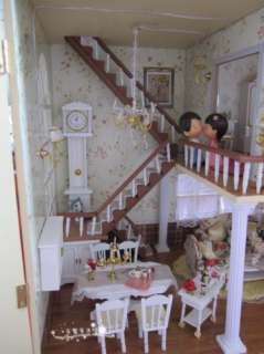 DIY Custom European Style Wooden DollHouse Dolls House & Furnitures 