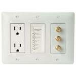 MONSTER CABLE 125271 2 outlets in wall power center  