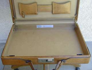Vintage RUSTIC Rum Belting Leather HARTMANN Attache~Briefcase  