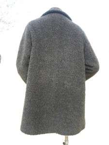 CINZIA ROCCA soft and cuddly coat jacket, in mohair wool alpaca blend 