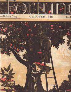1930 Fortune October   Washington Apple Orchard   Buehr  