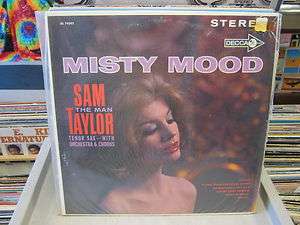 Sam Taylor Misty Mood vinyl LP Tenor Sax DECCA  