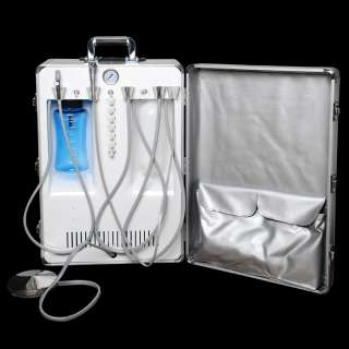 NEW ALL IN ONE DENTAL PORTABLE DELIVERY UNIT ROLLING CASE ALL SETS 