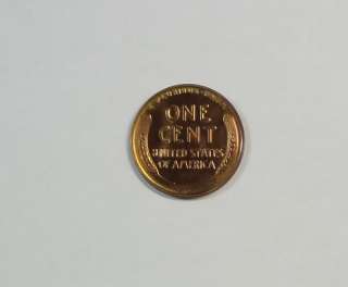 1937 ONE CENT PROOF GEM RED  