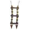 Parrot Bird Toy MEDIUM WOOD & LEATHER LADDER GREAT DEAL  