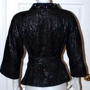New $570 Teri Jon Evening Formal jacket blazer 12 bead  