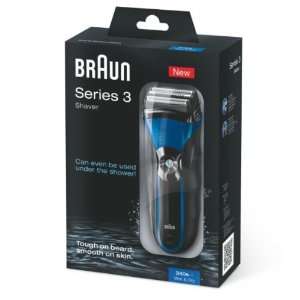 BRAUN SERIES 3 340s 4 WET&DRY RECHARGEABLE MENS SHAVER   NEW MODEL 
