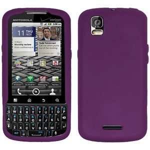  New Amzer Silicone Skin Jelly Case   Purple For Motorola 