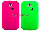 Green And Pink, 2 X Silicone Gel Case Cover For Samsung