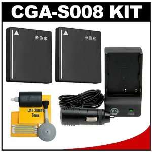  (2) CTA CGA S008 Rechargeable Li ion Batteries + Mini 