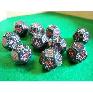  Speckled Space 12 Sided Dice Toys & Games