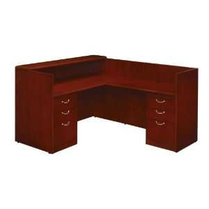    L Shaped Reception Desk by DMI Office Furniture: Office Products