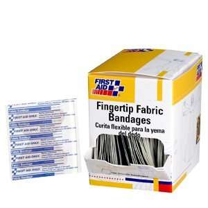  First Aid Only G127 Fingertip Fabric Bandages,1 3/4 x 2 
