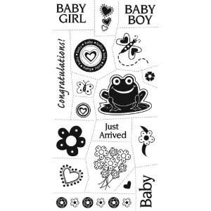  Fiskars Cloud 9 Clear Stamps, Baby Arts, Crafts & Sewing