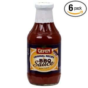 Gefen Barbeque Sauce, Original Flavored, Passover, 18 Ounce (Pack of 6 