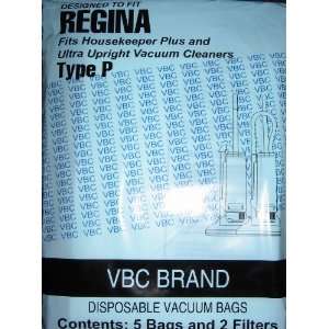  Regina Type P Bag Generic 5 Pack & 2 Filters
