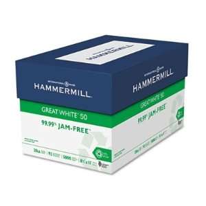  Hammermill 86780 Great White 50 Recycled Copy Paper 20 lb 