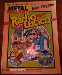   RADIO LUCIEN Collection n°5 Metal Hurlant MARGERIN 80s