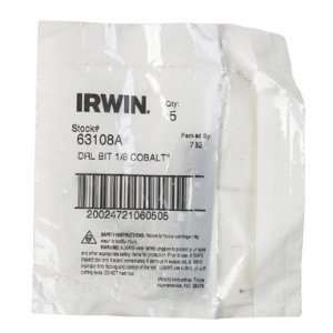  IRWIN INDUSTRIAL TOOL CO 63108 1/8 COB Drill Bit