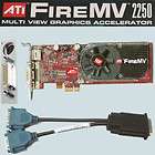 ATi FireMV 2250 PCI E x1Gaming 3D Low Profile 256MB Car